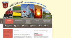 Desktop Screenshot of geiselhoering.de